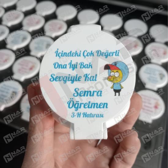 Baskılı Cep Aynası - Özel Gün Sünnet, Nişan, Söz, Kına, Mevlid Hediyelik