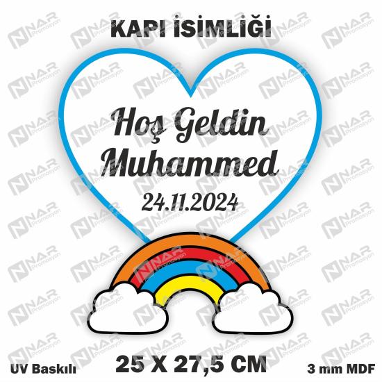 3 mm MDF’den Uv Baskılı Kapı Süsleri