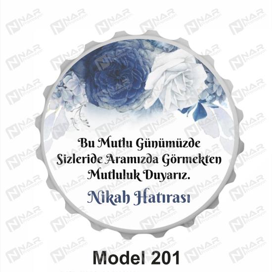 Doğum Günü 77 mm Yuvarlak  Açacak Magnet - Özel Gün Sünnet, Nişan, Söz, Kına, Mevlid Hediyelik Magnetler