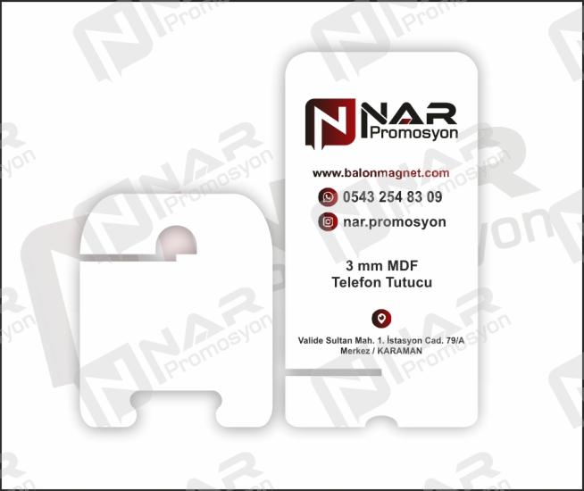 3 mm MDF Ahşap Telefon Tutucu Baskılı / Baskısız