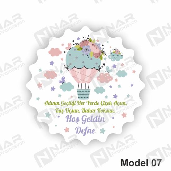 Güneş Desenli Magnet - Özel Gün Sünnet, Nişan, Söz, Kına, Mevlid Hediyelik Magnetler